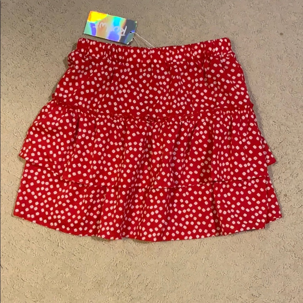 Romwe floral skirt